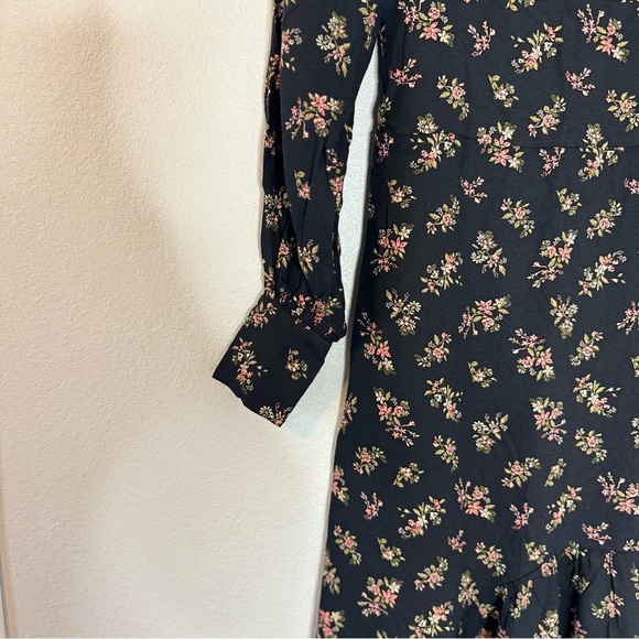 New AFRM Floral Long Sleeve Maxi Dress S - Picture 5 of 16